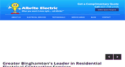 Desktop Screenshot of albriteelectric.com